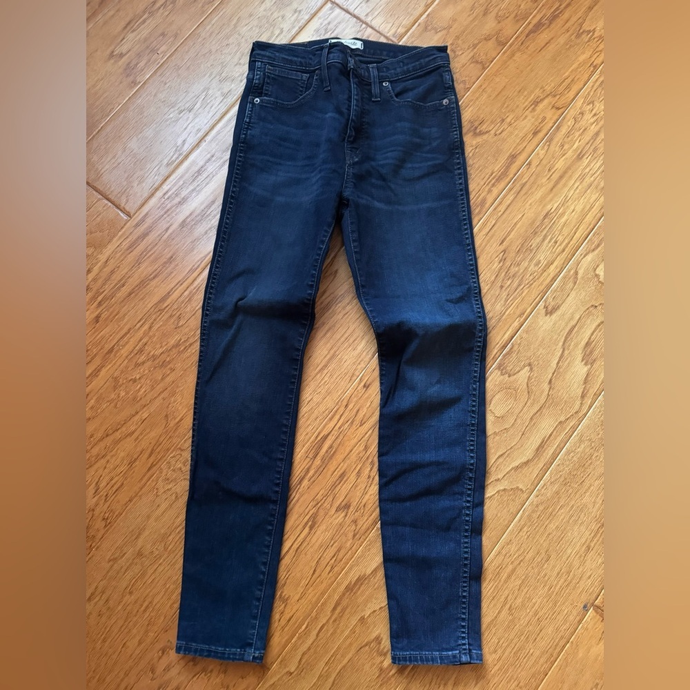 Madewell 10” High Rise Skinny Jeans Women’s Size 27 Dark Wash Casual Denim